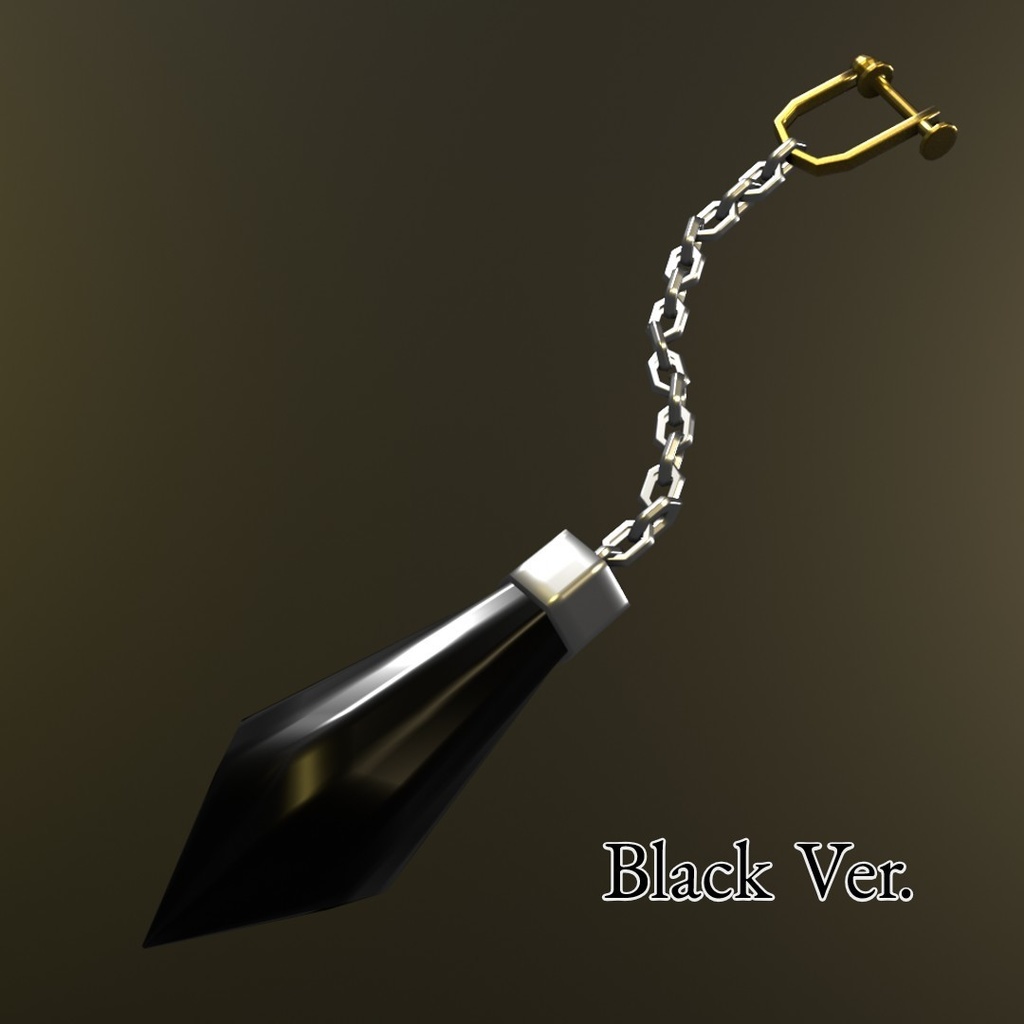 【3D装飾品】ドロップイヤリング カラー6種