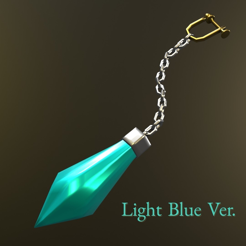 【3D装飾品】ドロップイヤリング カラー6種