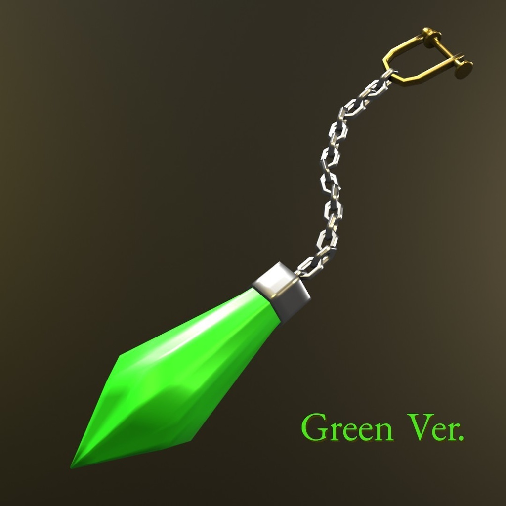 【3D装飾品】ドロップイヤリング カラー6種