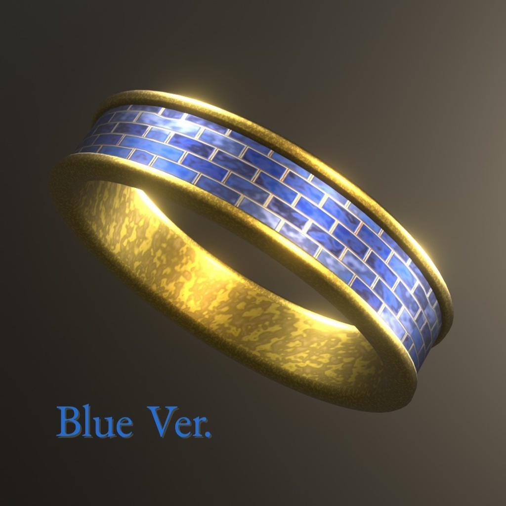 【3D装飾品】アンティークリング 4種