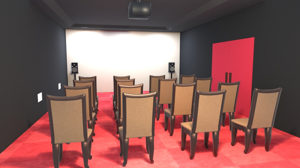 ミニシアター【3Dモデル】