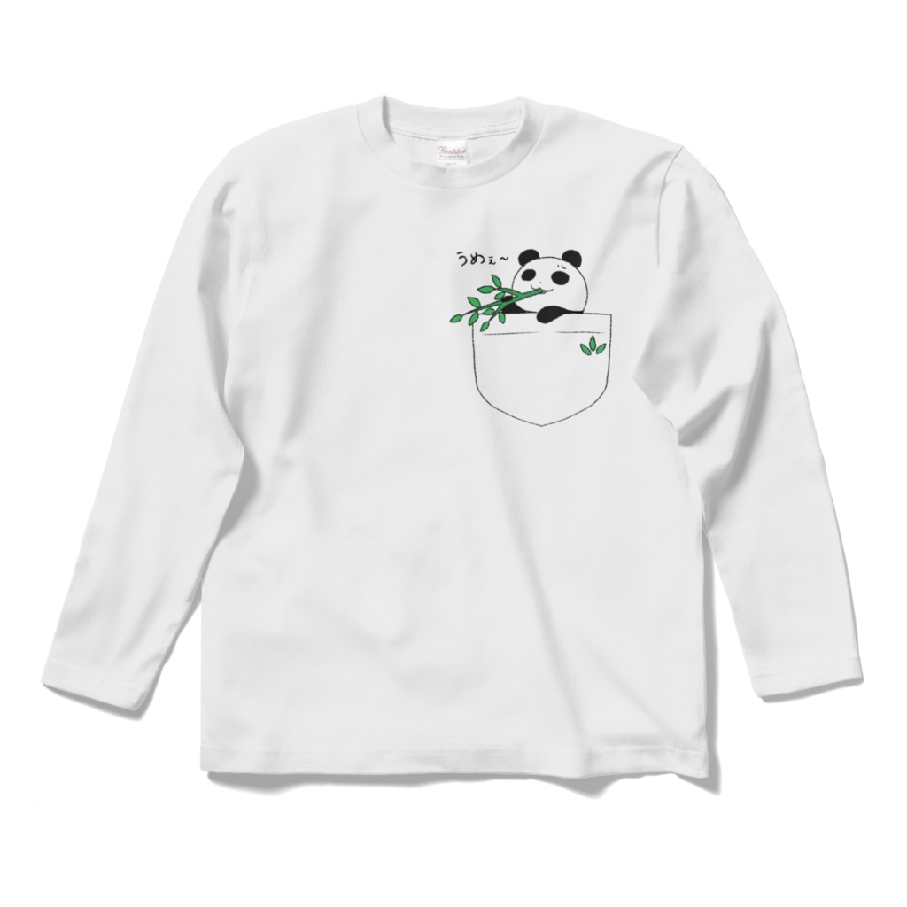 笹うめぇロングスリーブTシャツ
