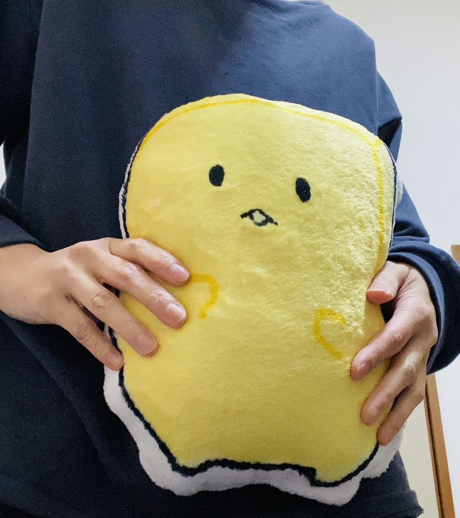 バターは おともだち。はぐクッション