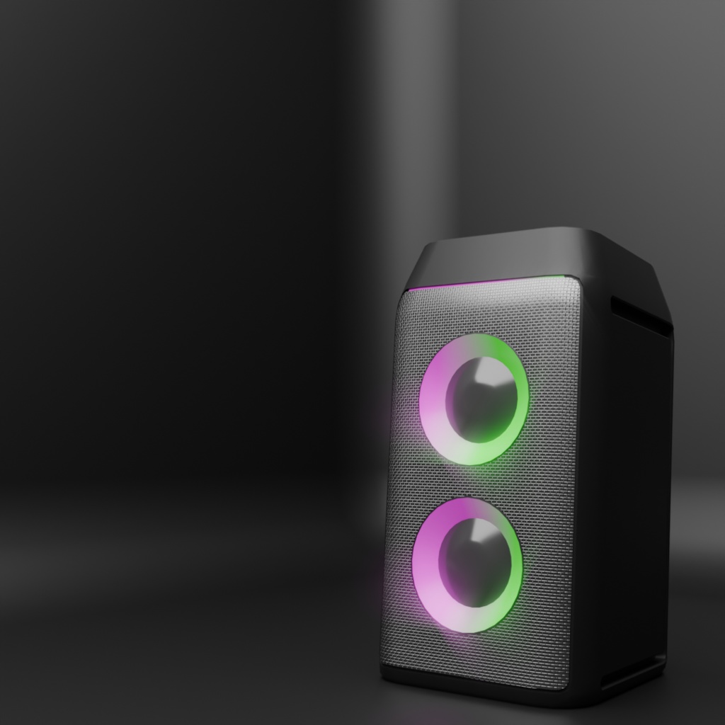 【無料】動く!光る!パリピスピーカー