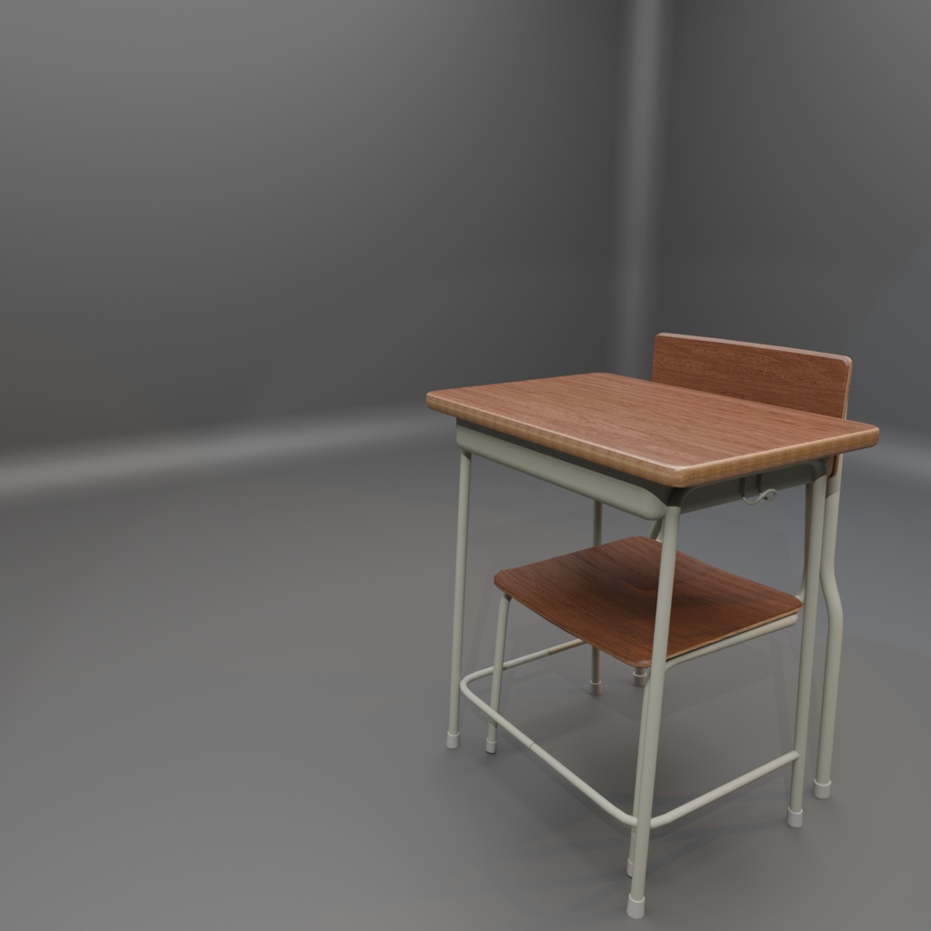 【無料】学校の机といす