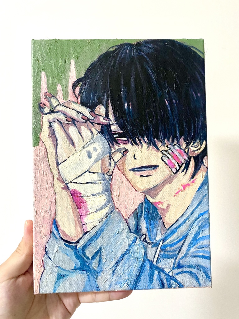 原画「毎度死にきれずにいるおにいさん」