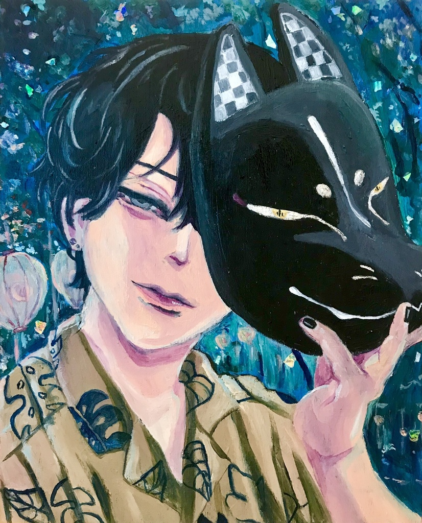 油彩画オーダー(F3号)