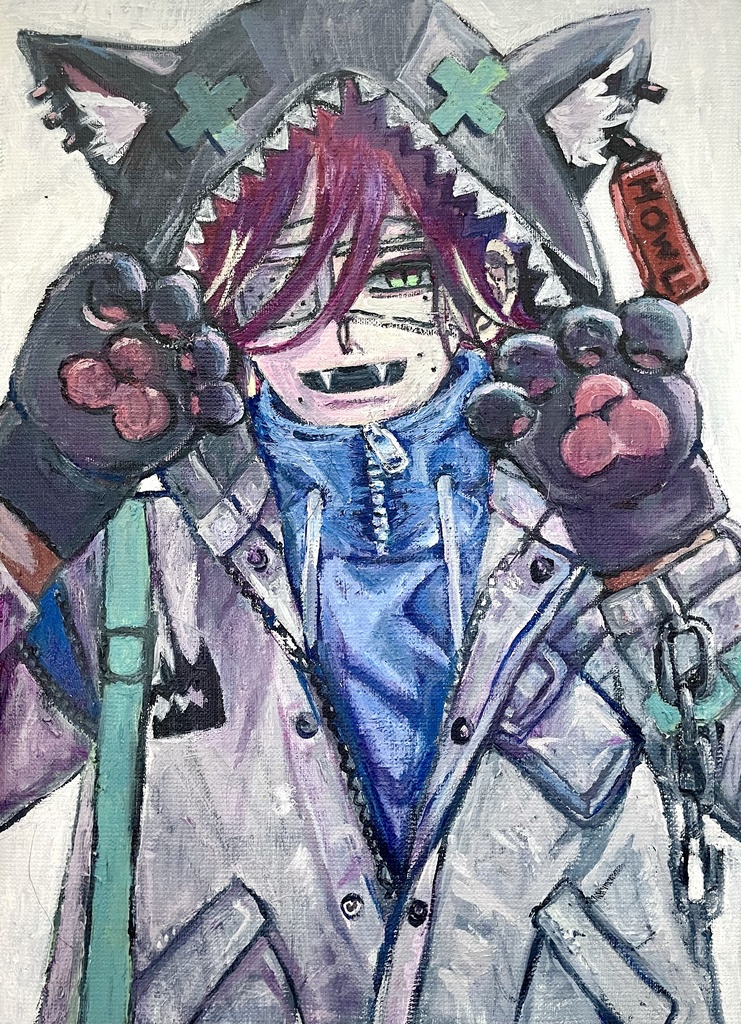 原画「狼男蛇ノ目くん」