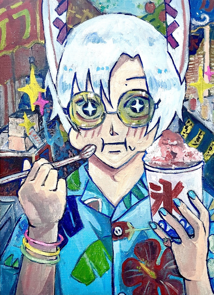 原画「夏祭り」