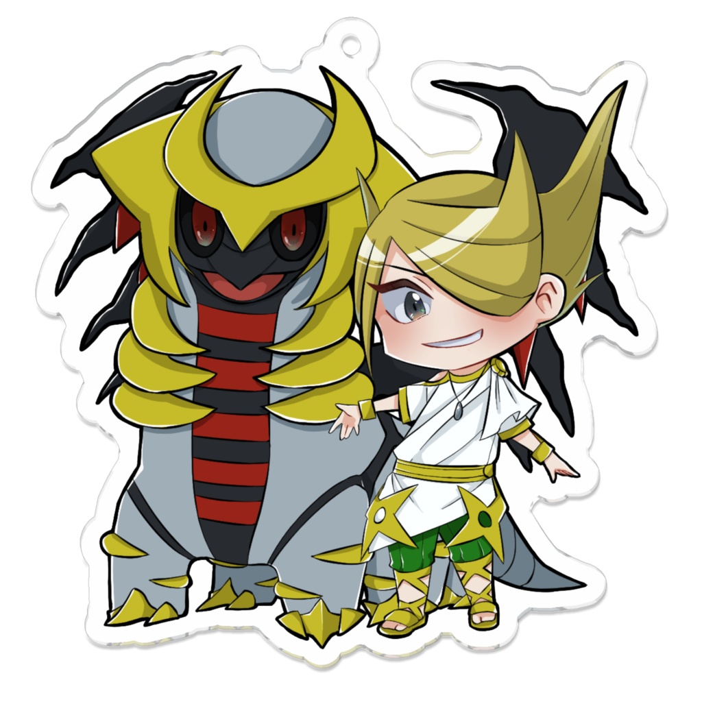 ウォロ&ギラティナアクキー