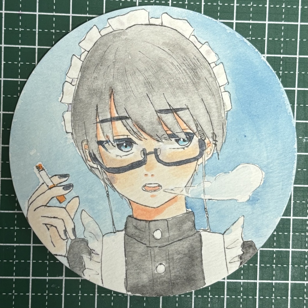 手描きコースター