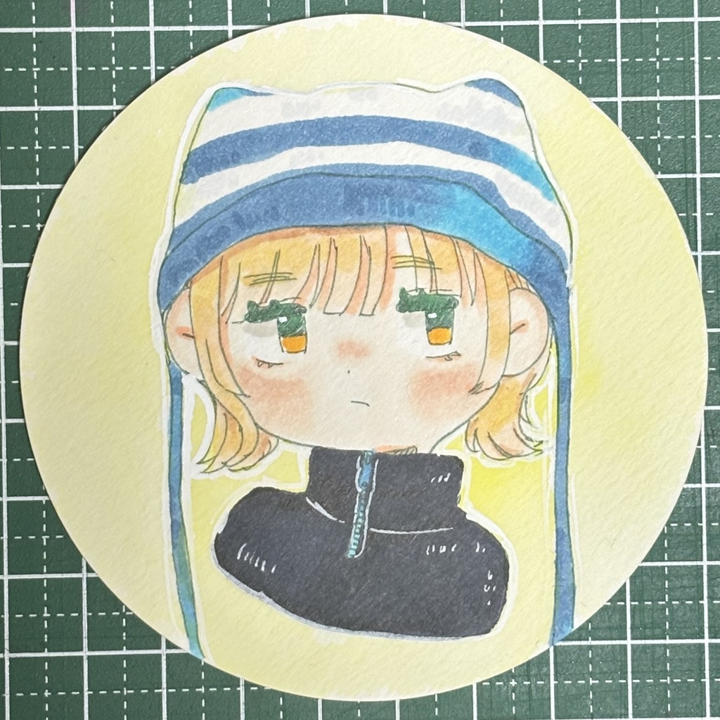 手描きコースター