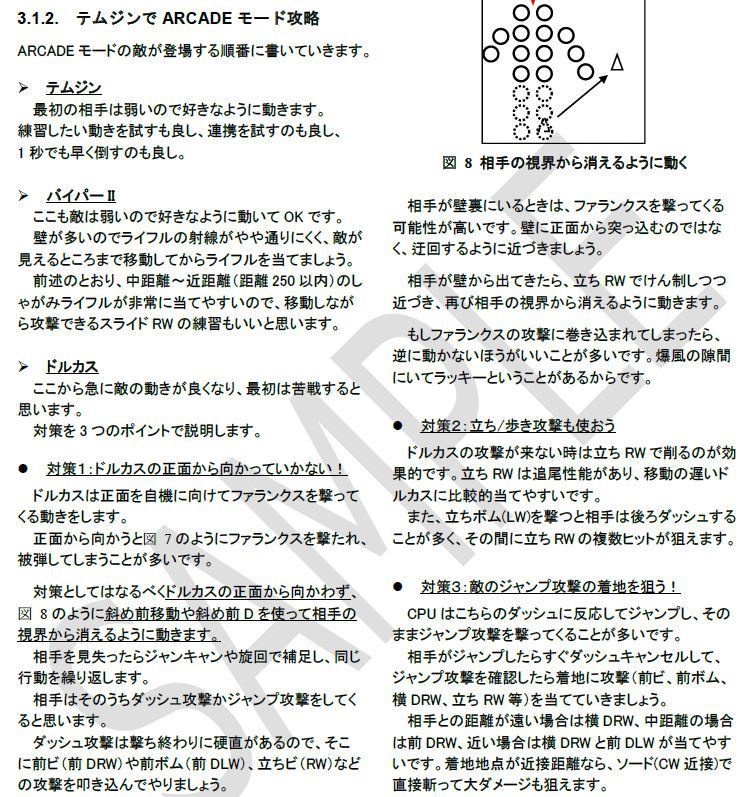 電脳戦機バーチャロン ARCADEモード攻略本『Engagement 2020 for Novice』