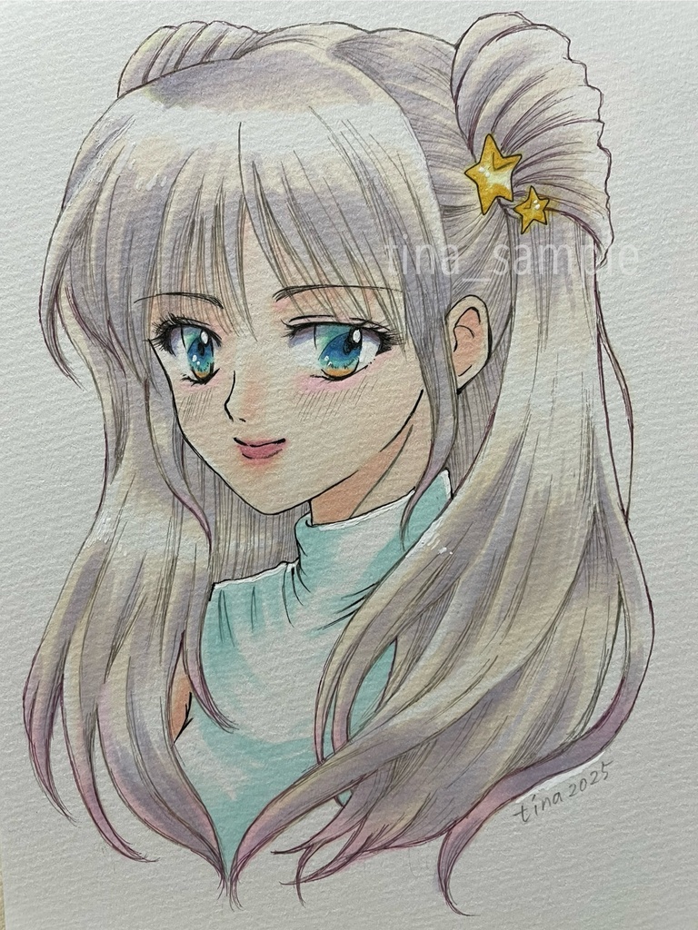 星の髪留め