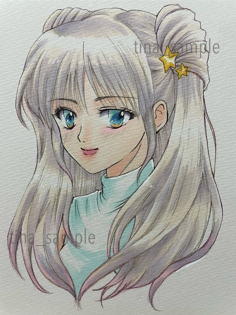 星の髪留め