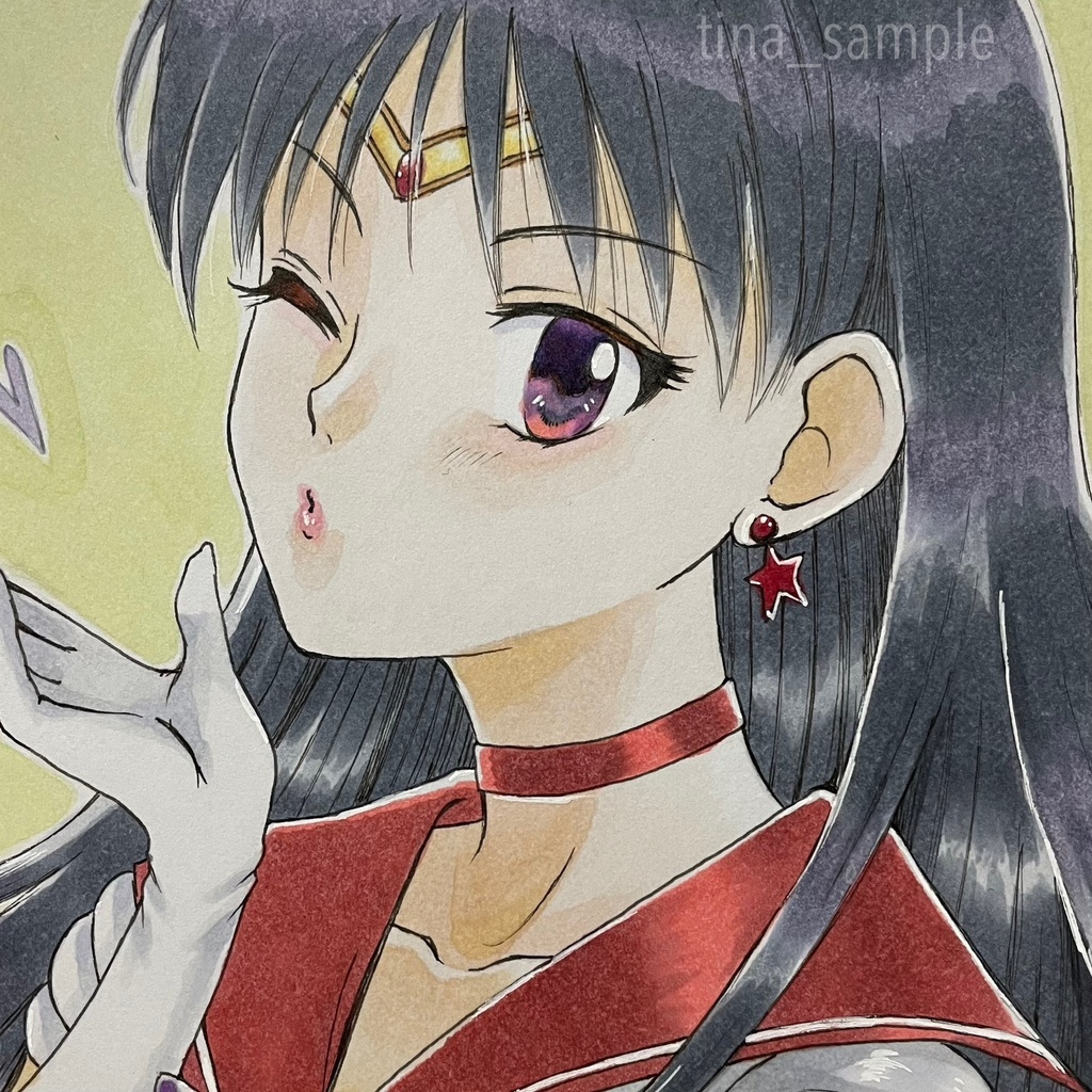 セーラーマーズ(小色紙)