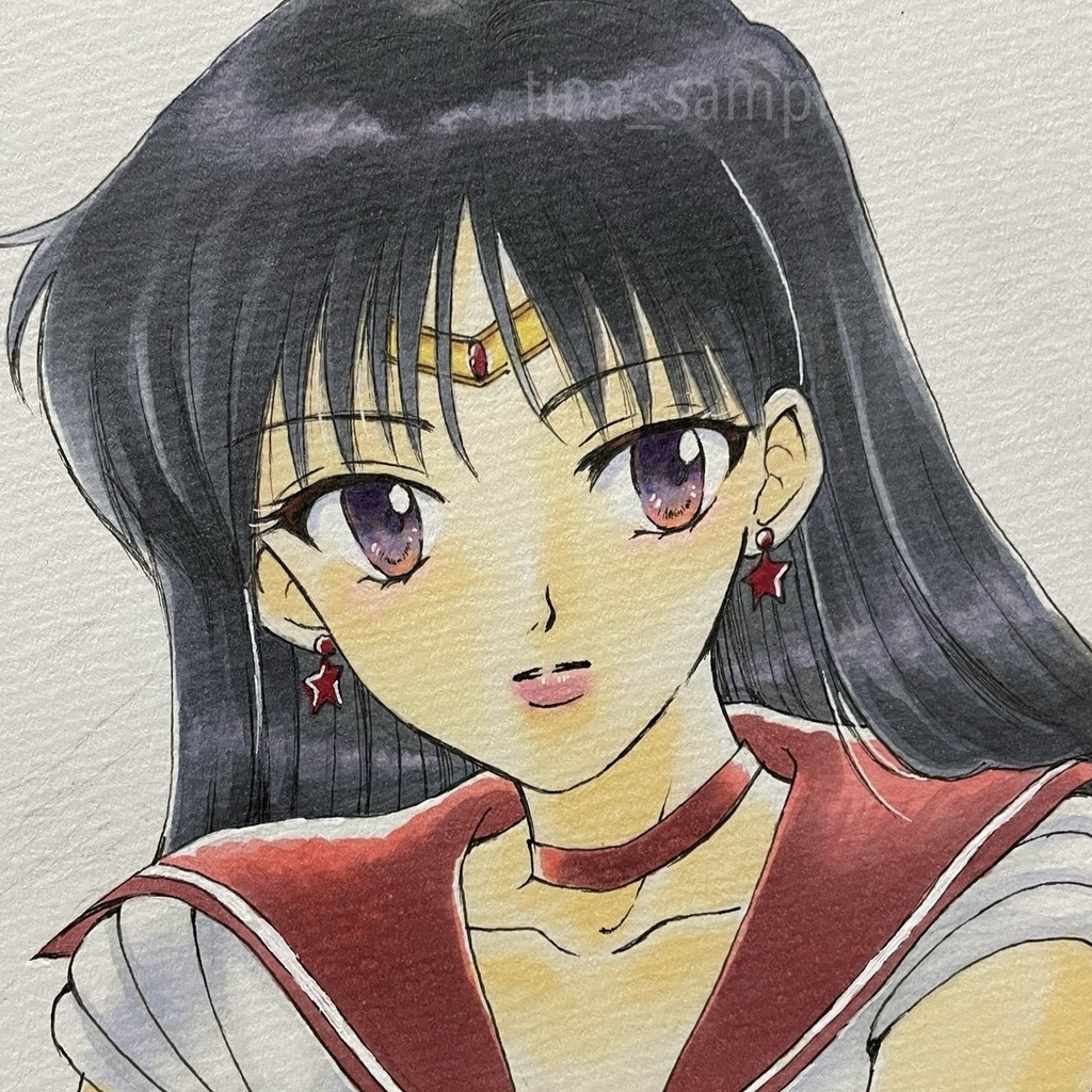 セーラーマーズ　フレームレス原画