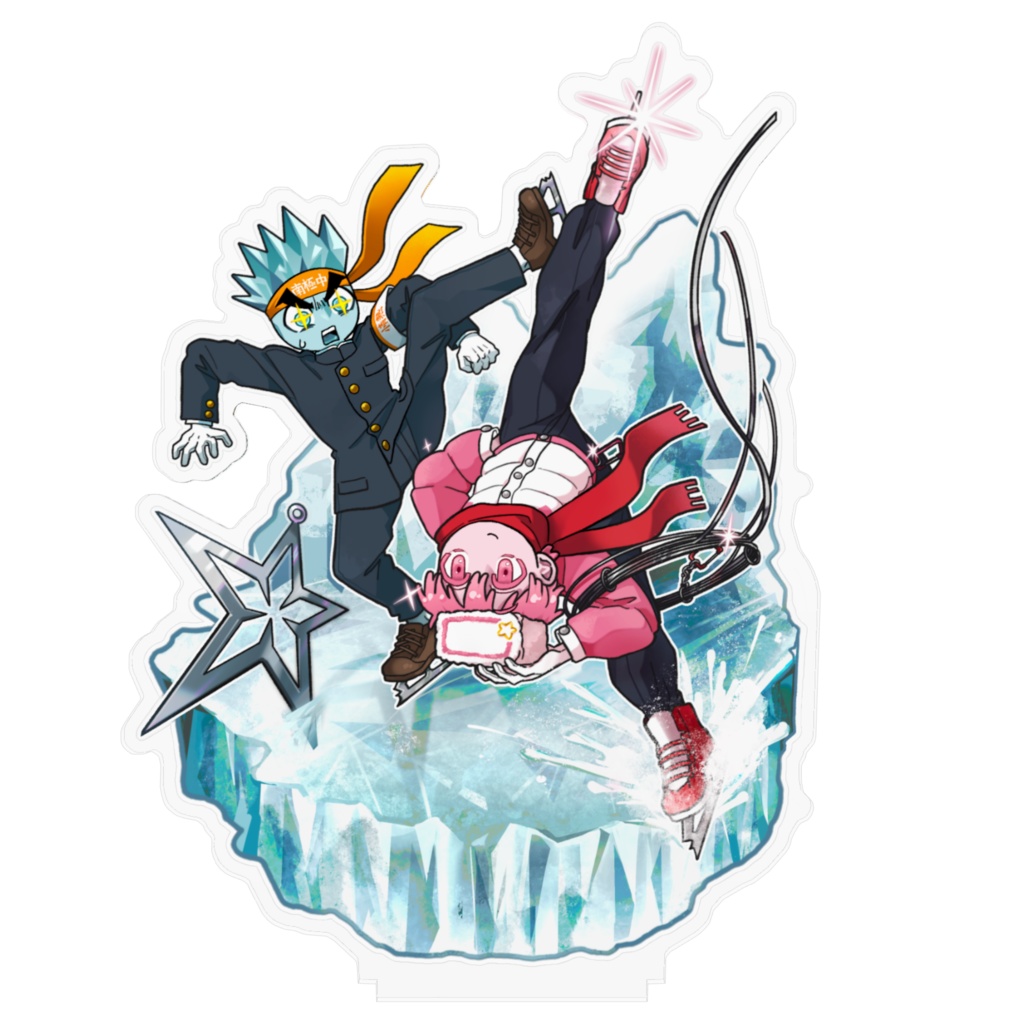 極寒☆ナンゴク中 コゴル&南陽 15センチアクリルフィギュア