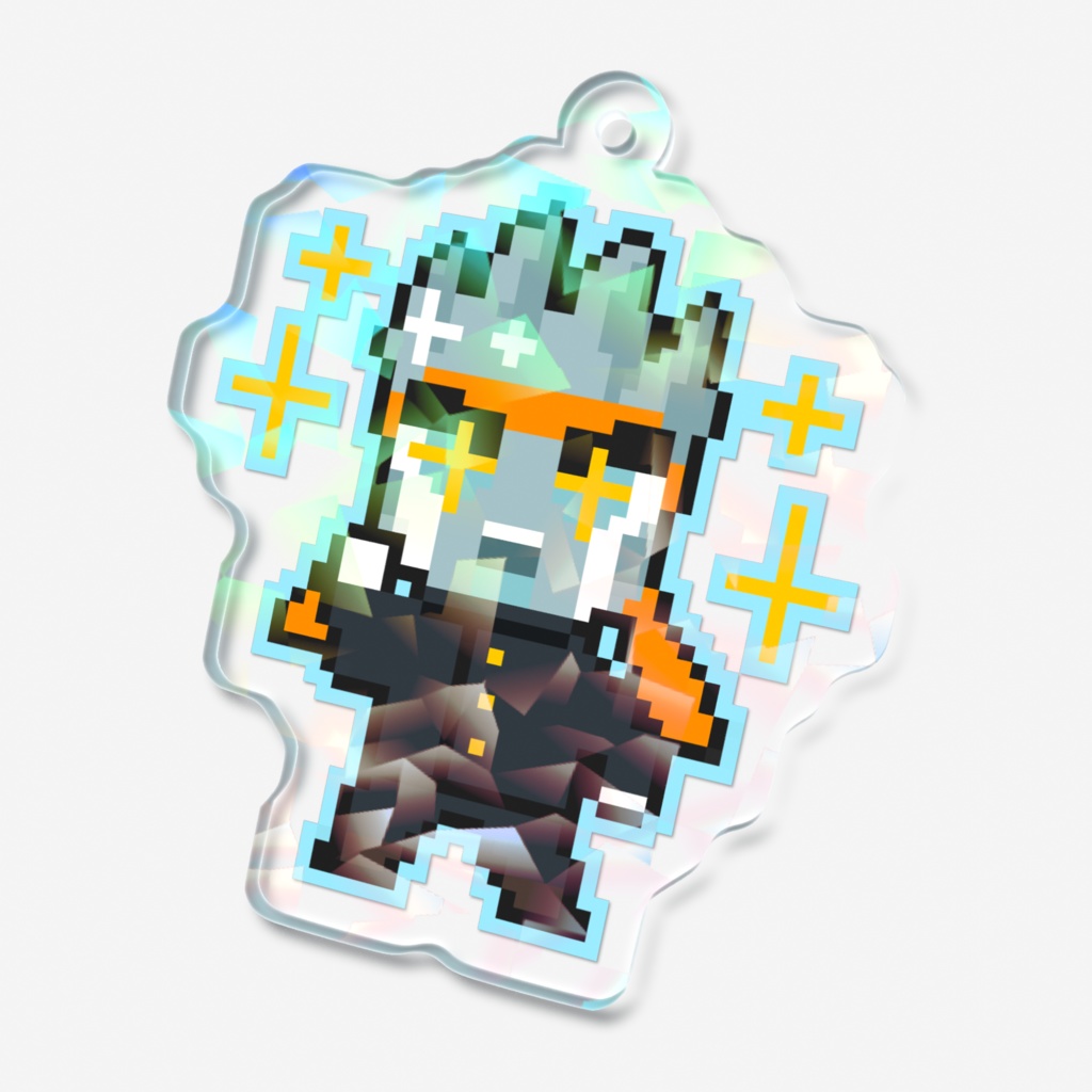 極寒☆ナンゴク中 ホログラムアクリルキーホルダー コゴル