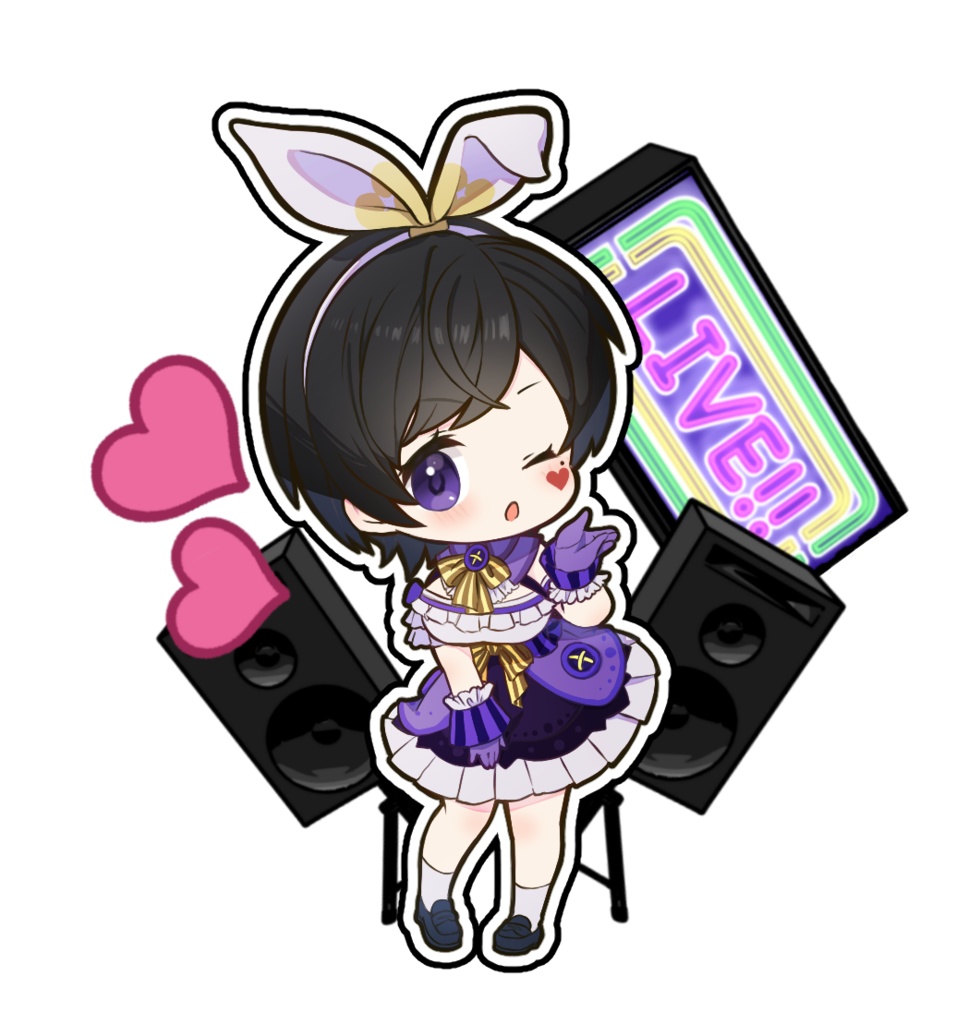 【タク子】アクリルキーホルダー(70x70㎜)