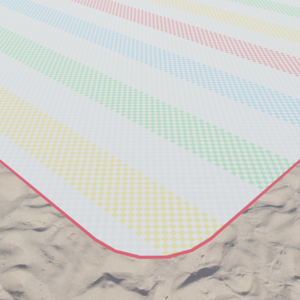 【fbx】オールドスタイルなレジャーシート