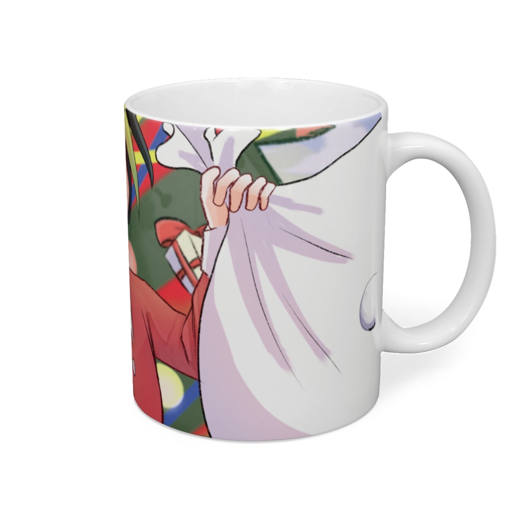 しゃちょきりマグカップ(クリスマスVer.)