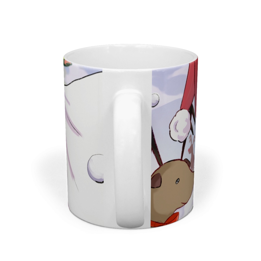 しゃちょきりマグカップ(クリスマスVer.)