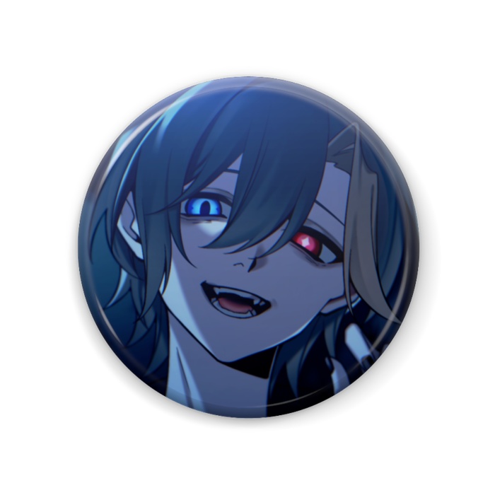 【当たりはサイン付き？】だいきり缶バッジ（あくきりのすがた）