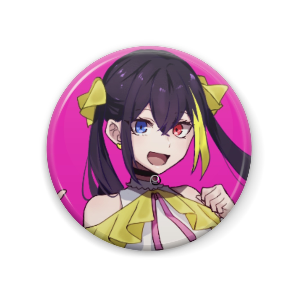 (再販)きりこ缶バッジ(固定キャラのすがた)
