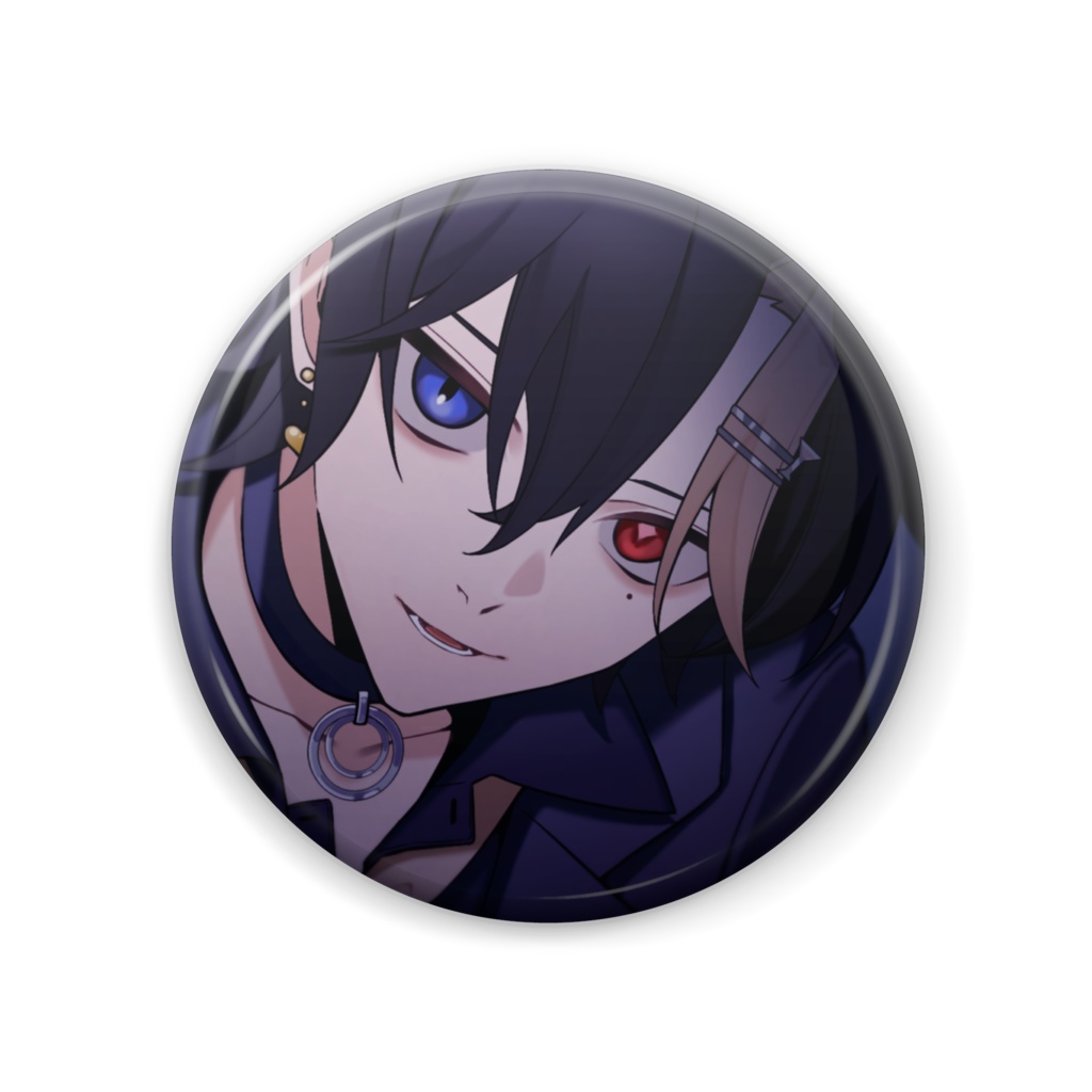 (再販)だいきり缶バッジ(くいきりのすがた)