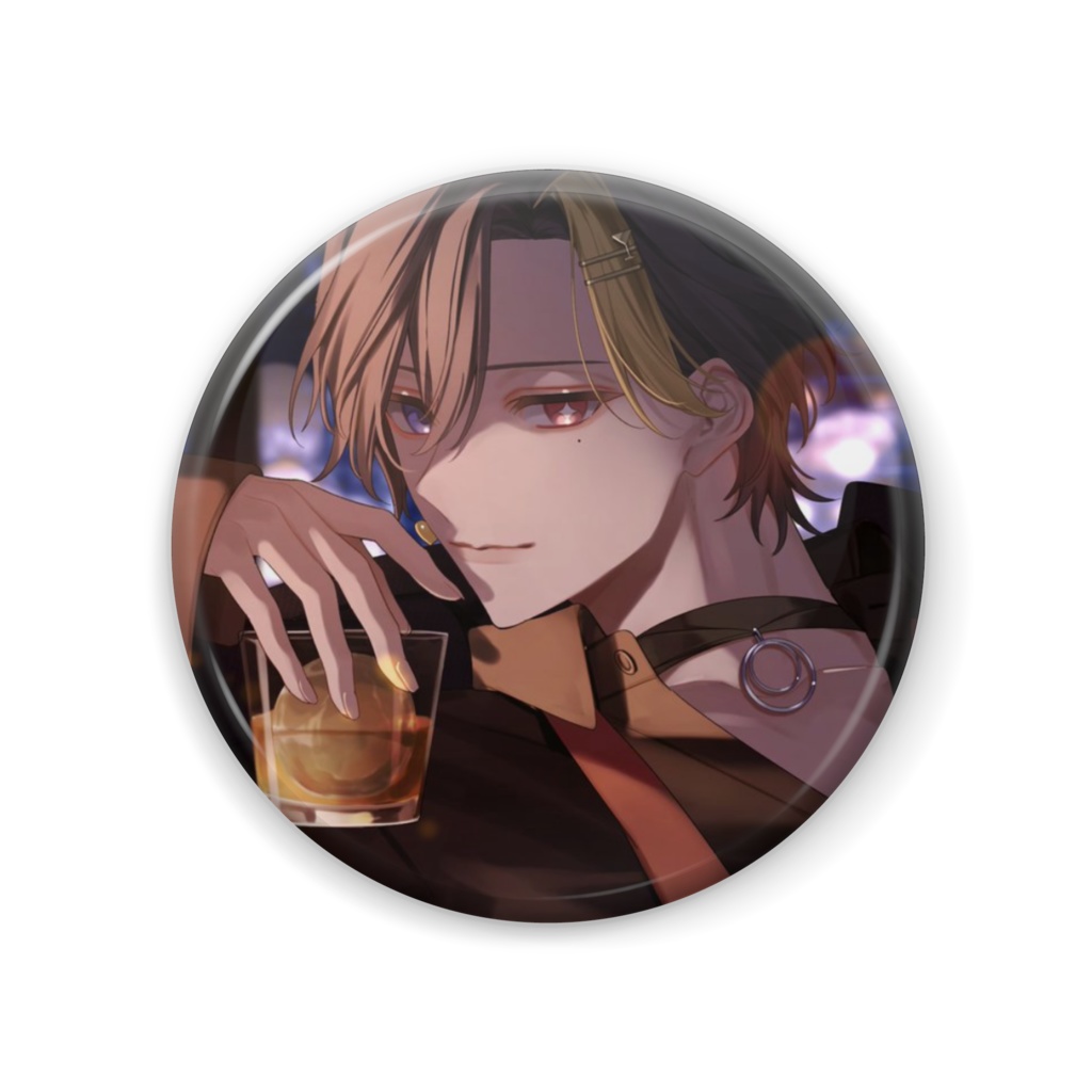 (再販)だいきり缶バッジ（すぱきりのすがた）