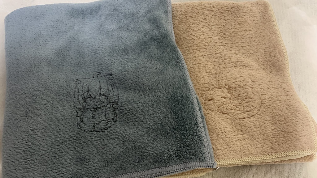 【ぷぇちぃ記念日】汎用大きめふわふわタオル【カラー3色】