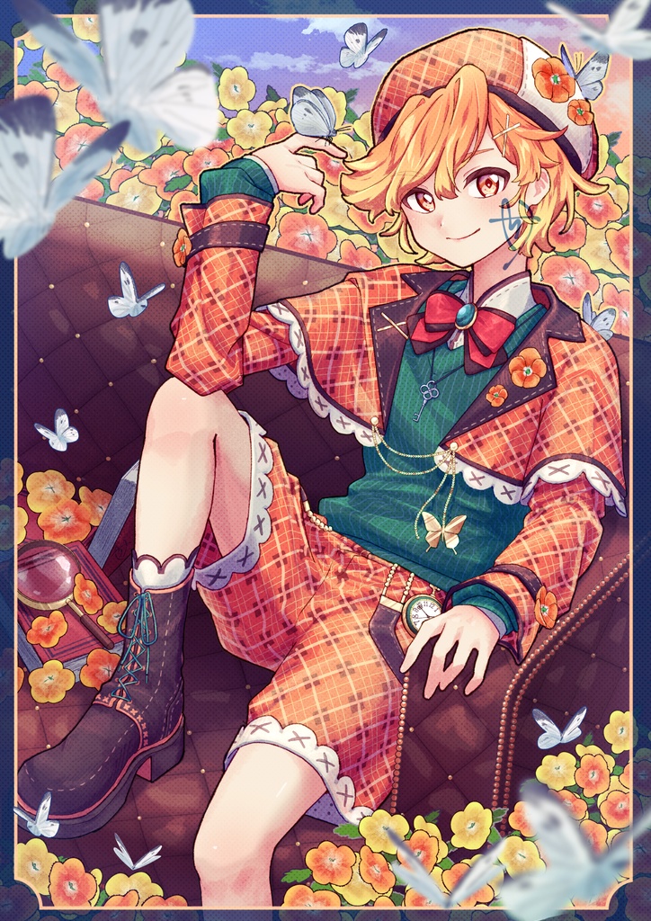 オレンジパンジーの探偵少年