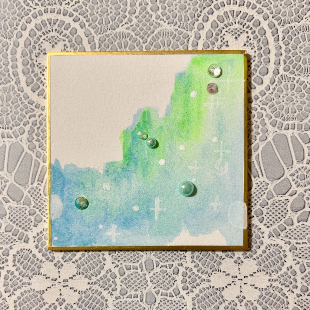 ミニ色紙(絵画)