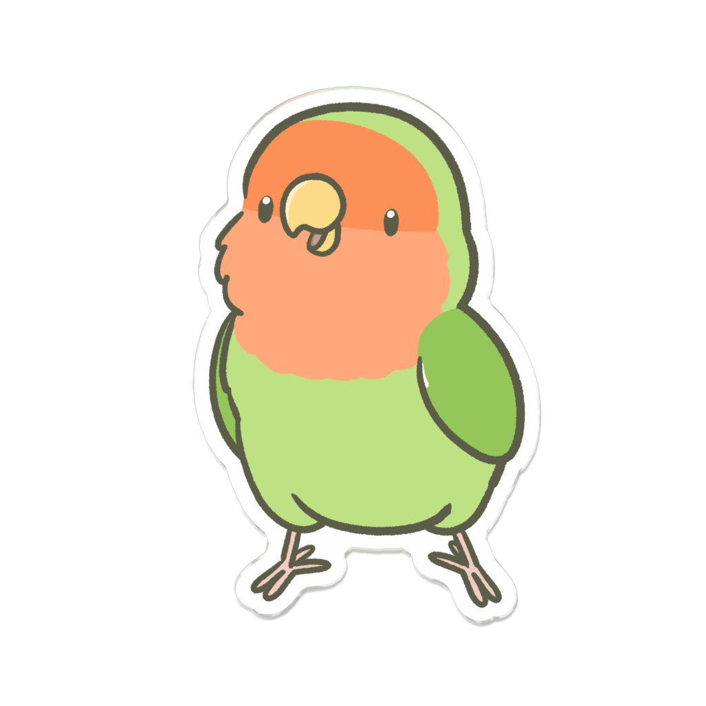 むぎちゃん　アクリルバッジ