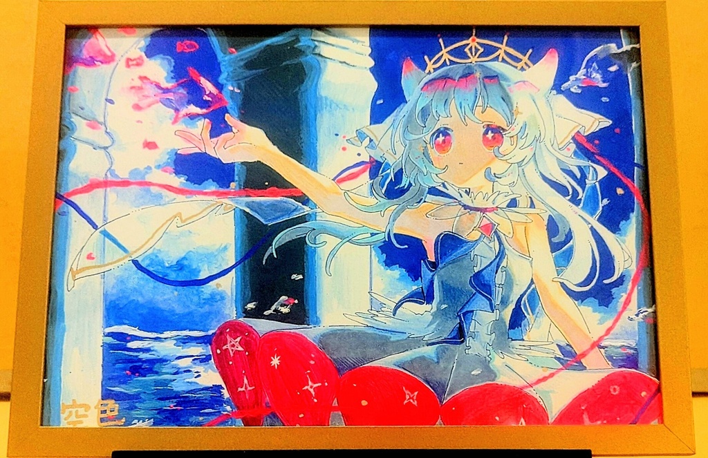 A4イラスト オリジナルキャラ