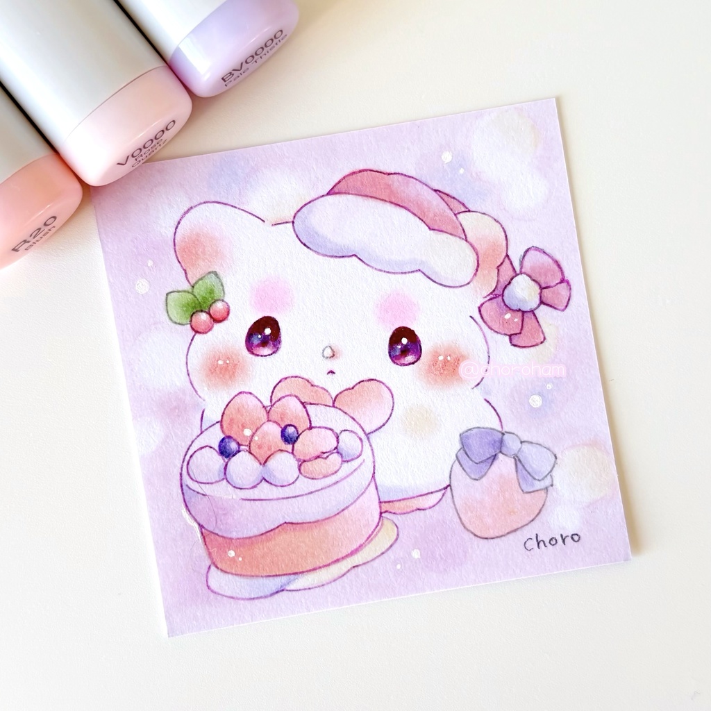 ミニ額クリスマスいちごちゃん