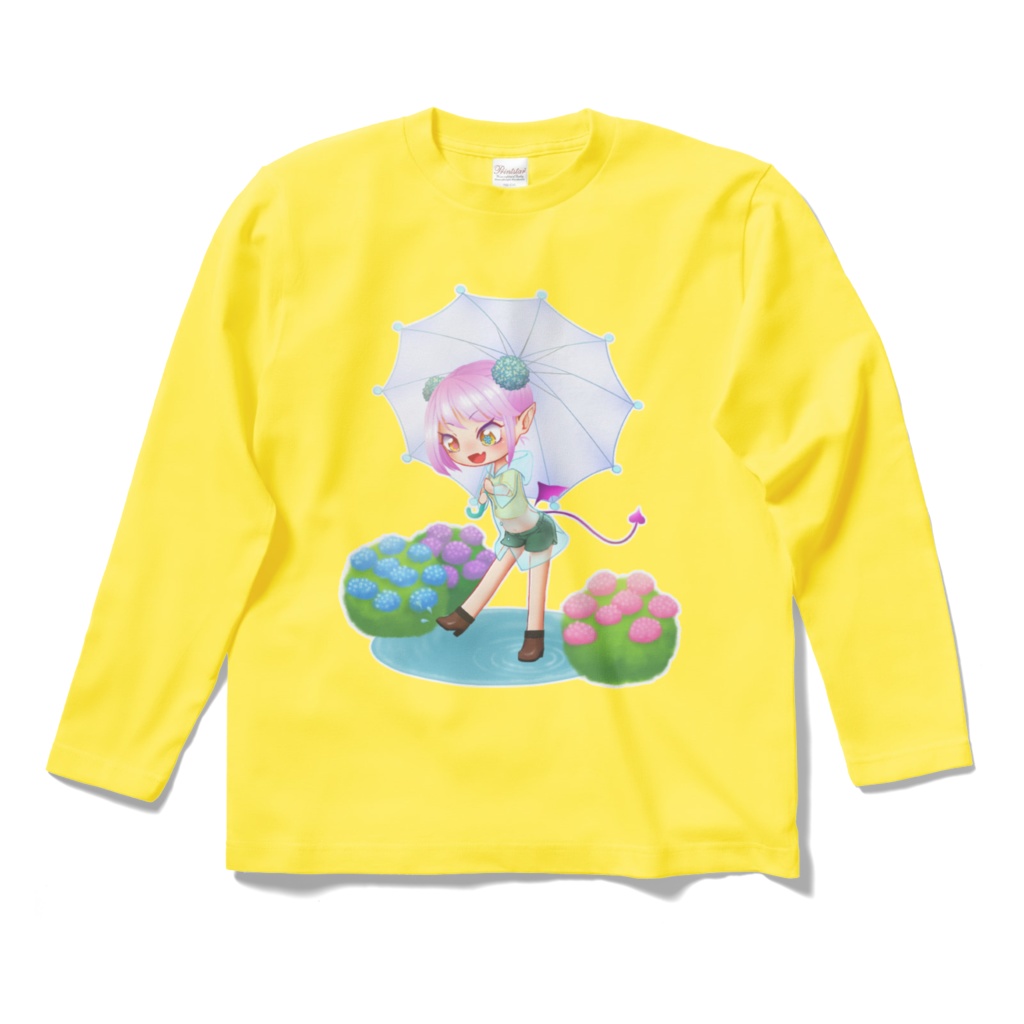 6月1日のさきゅばす《紫陽花》長袖Tサンビタリアver.