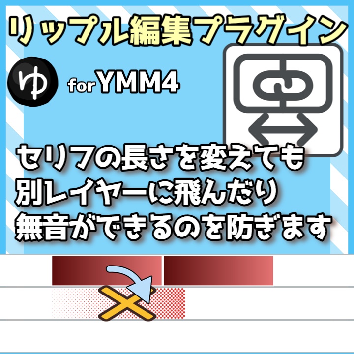 【YMM4プラグイン】リップル編集