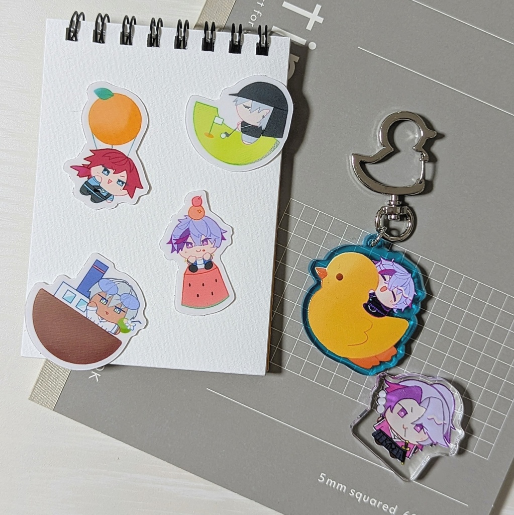 せめよんとフルーツなシールセット