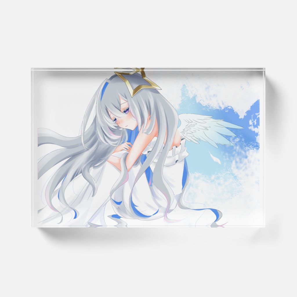【天音かなた】天使の憂いアクリルブロック【非公式】