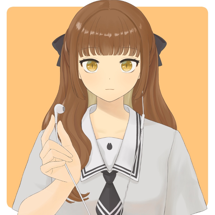 イヤホンを差し出す手