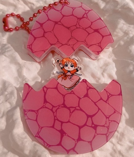 スバルちゃん生命誕生の瞬間アクリルEggキーホルダー