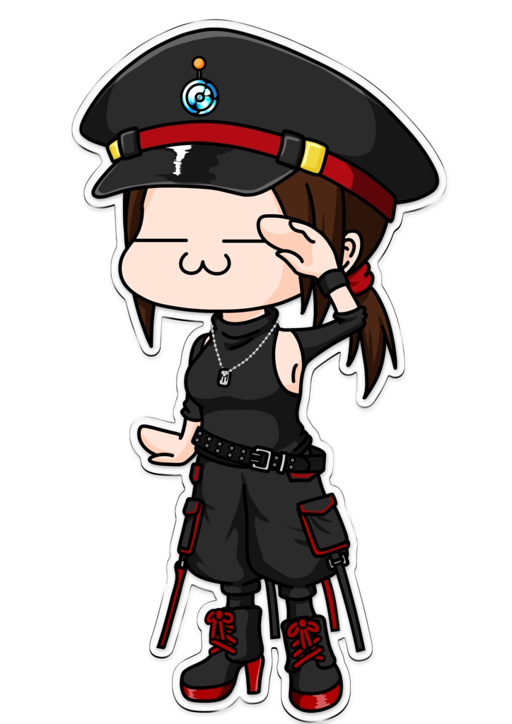 ちびもめん提督第三形態アクスタ