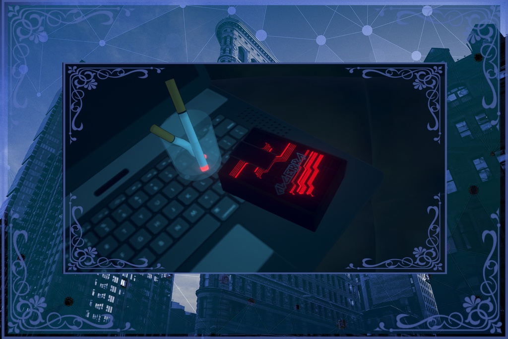 【VRChat向け】ソフトパッケージの煙草【シェイプキー対応】