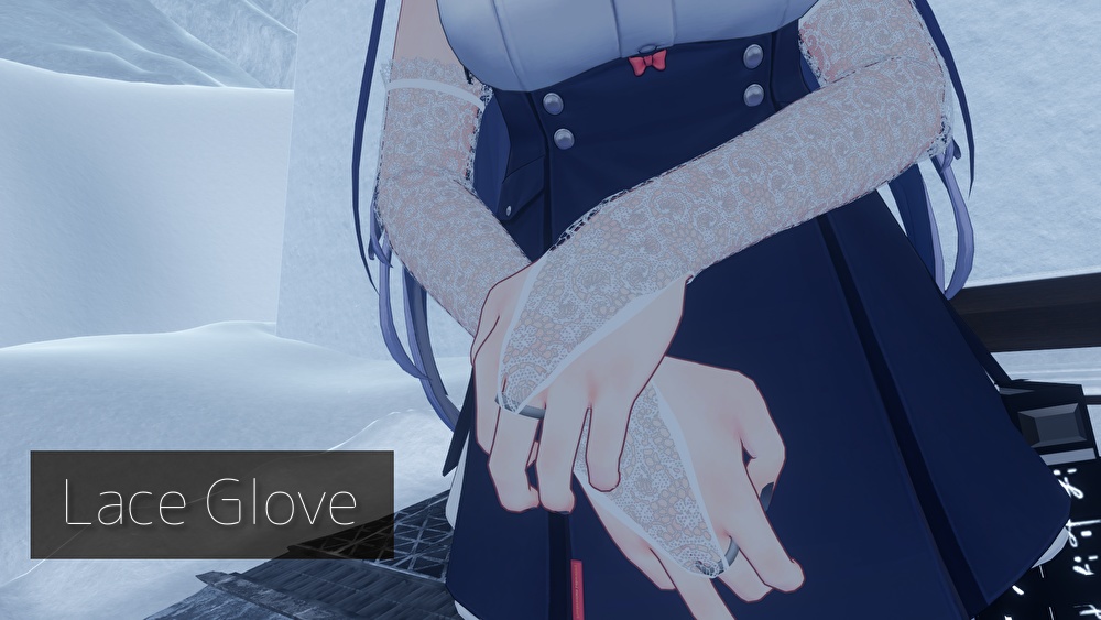 【桔梗ちゃん用】Lace Glove【二色同梱】