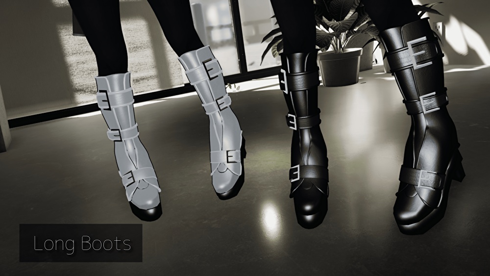 【桔梗ちゃん用】Long Boots 【カラバリ二種】
