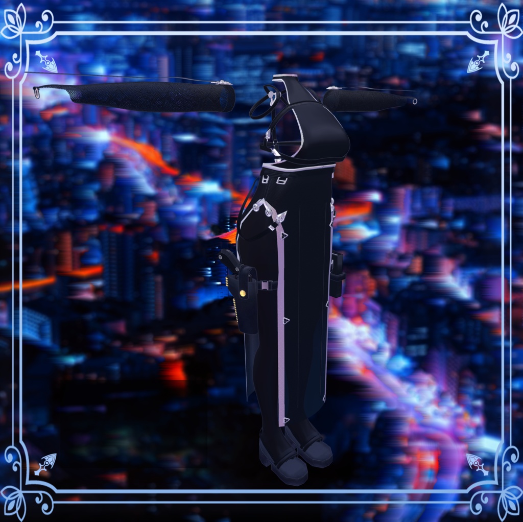 【萌-Moe-対応】Vestito Nero【Modular Avatar対応】