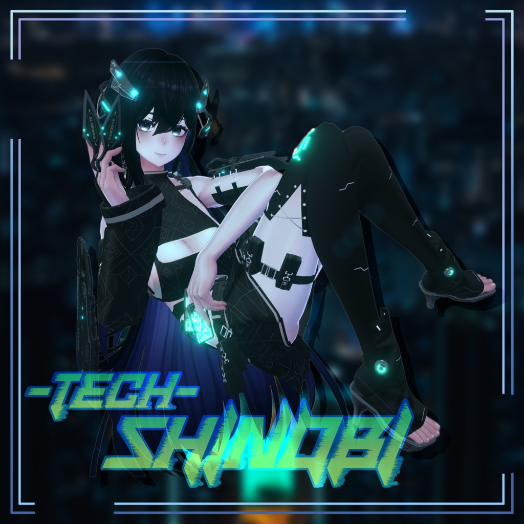 【Lasyusha対応】Tech-SHINOBI【Modular Avatar対応】