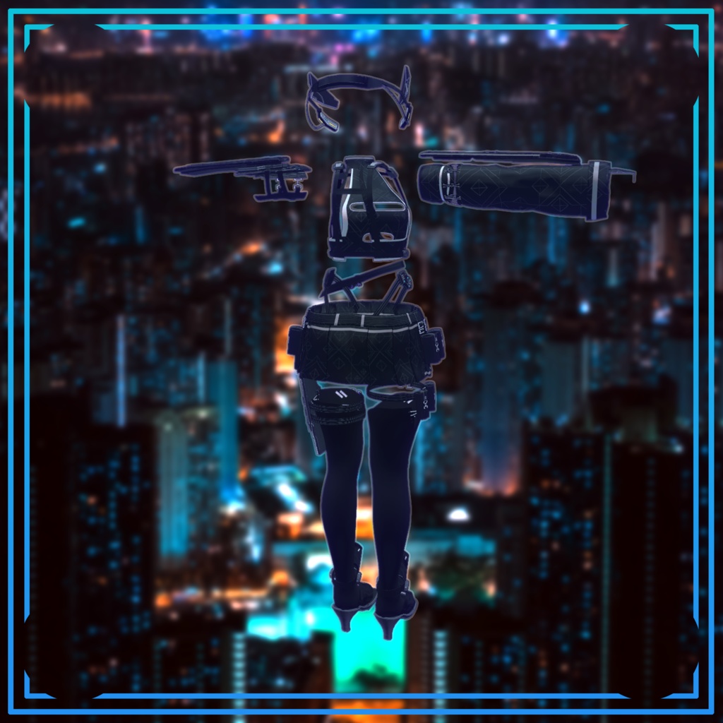 【萌-Moe-対応】Tech-SHINOBI【Modular Avatar対応】